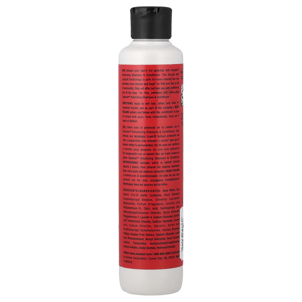 SexyHair, I Want Volume, Volumizing Shampoo, Guava and Starfruit, 300ml (10.1 fl oz)