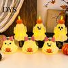 Battery Operated Table Lamp Cute Halloween Ghost/Pumpkin LED Night Light for Desktop Decoration, Ornament Nursery with Warm Glow Home Party Decor