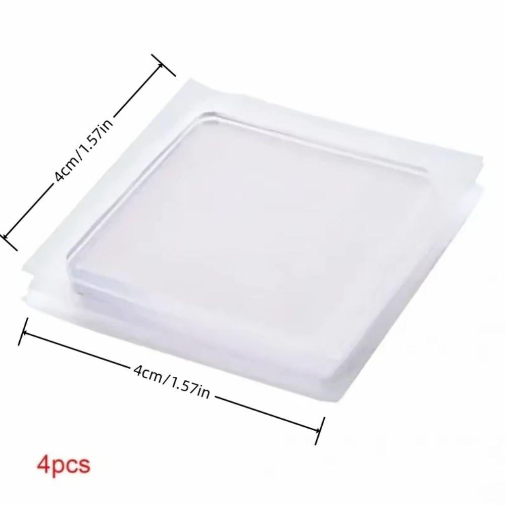 4pcs Silicone Non-Slip Mat Self-Adhesive Floor Protector Furniture Leg Slider Pads Home Bathroom