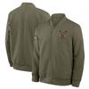 NFL Inspired Jacket Men - Casual Sport Zip Up Top Fall Season Loose Fit Long Sleeve