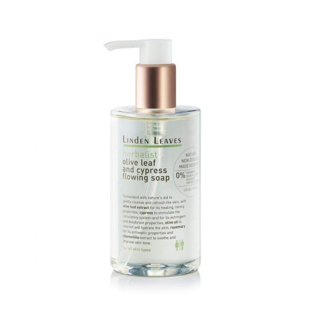 Linden Leaves Herbalist Olive Leaf Cypress Flowing Soap 300ml none