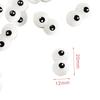 100 Pieces Siamese Eye Accessories Projects Plush Doll Accessory Supplies DIY Eyeballs Cartoon Sewing Doll Playset Accessories