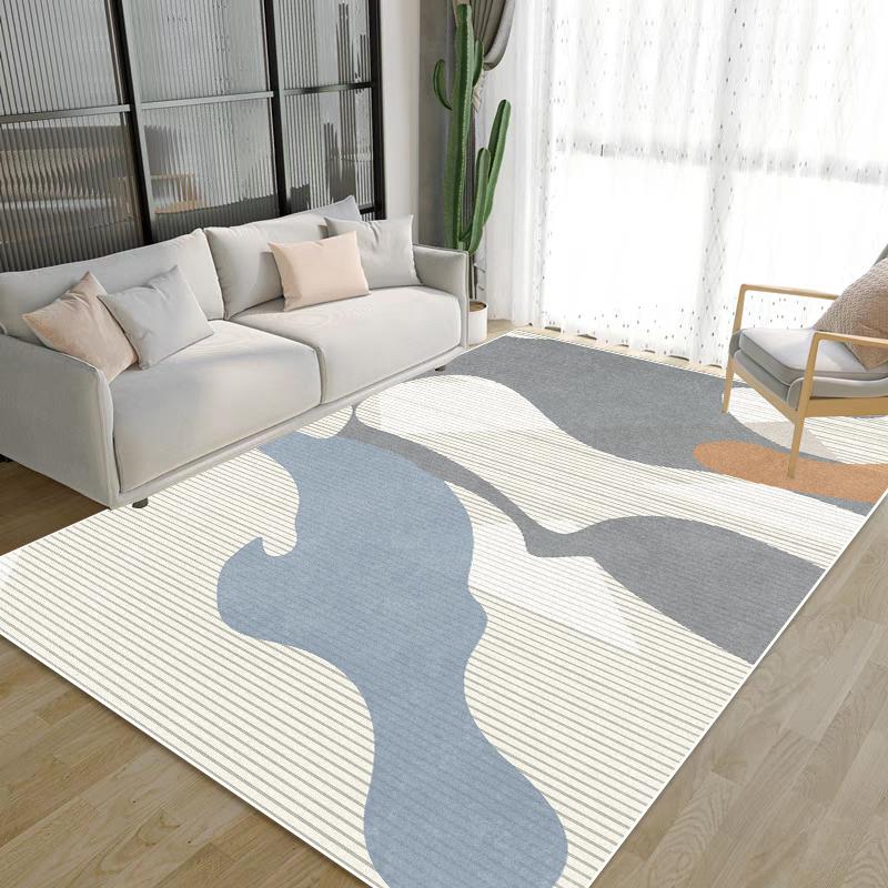 Modern Abstraction Rug Living Room Decoration Luxury Light Carpet Large Area Bedroom Comfortable Soft Mat Non-slip Lounge Rug