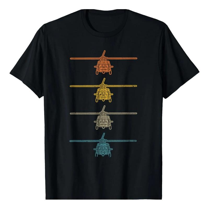 Camiseta Retro Blackhawk Helicopter Schematic Uh60 Blackhawk S разноцветный