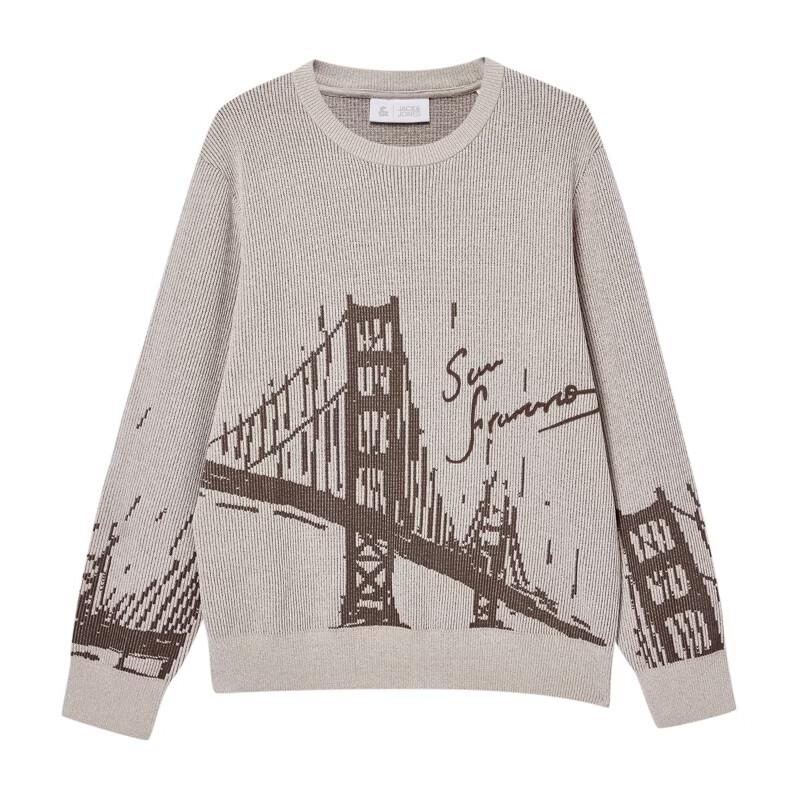 Jack & Jones Men's Jacquard Knit Sweater