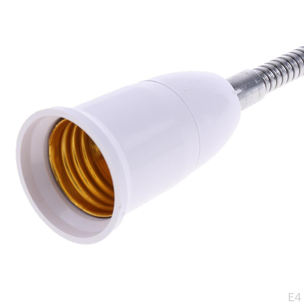 20/30/40/50/60CM Long E27 To Light Lamp Socket Bulb Flexible Extend Adapter