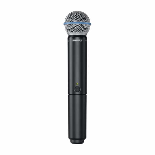 Shure BLX2/B58 Wireless Handheld Microphone Transmitter: Professional Grade for Singing, Vocal Performances, Live Events, Presentations, Speeches, and