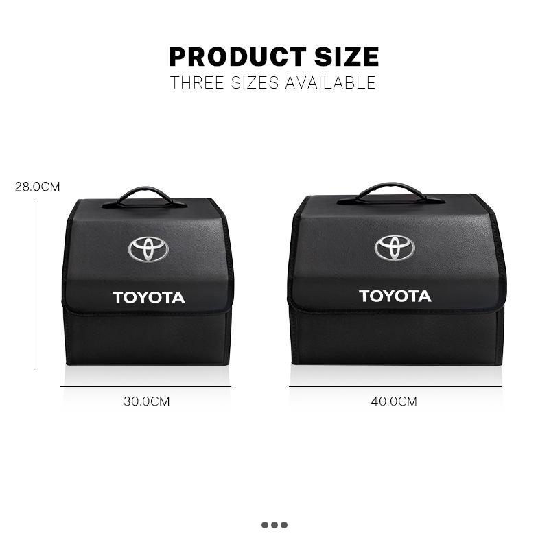 Car Storage Box Auto Trunk Organizer Tools For Toyota 86 Mirai Supra Prado Alphard Crown Vellfire Venza Avalon Prius CHR Keyring
