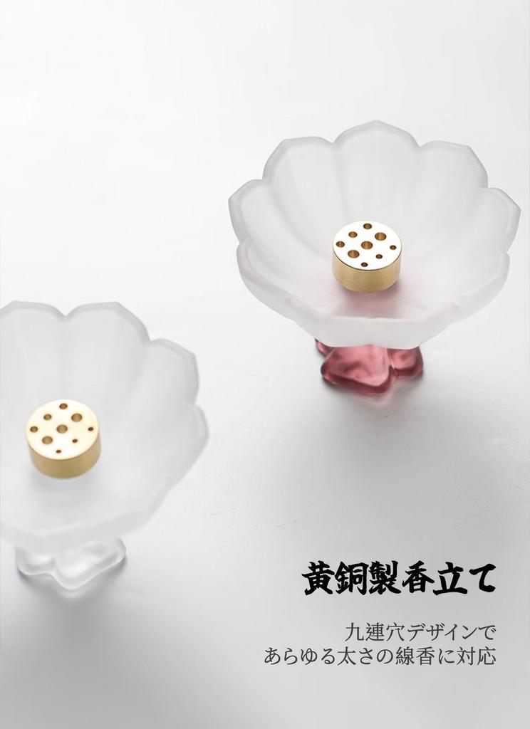 Sheepyo Incense Burner, Stylish, Transparent, Lapis Lazuli Lotus Flower Design with Nine Holes, Spill-Proof Ashes, Perfect for Buddhist Altars,