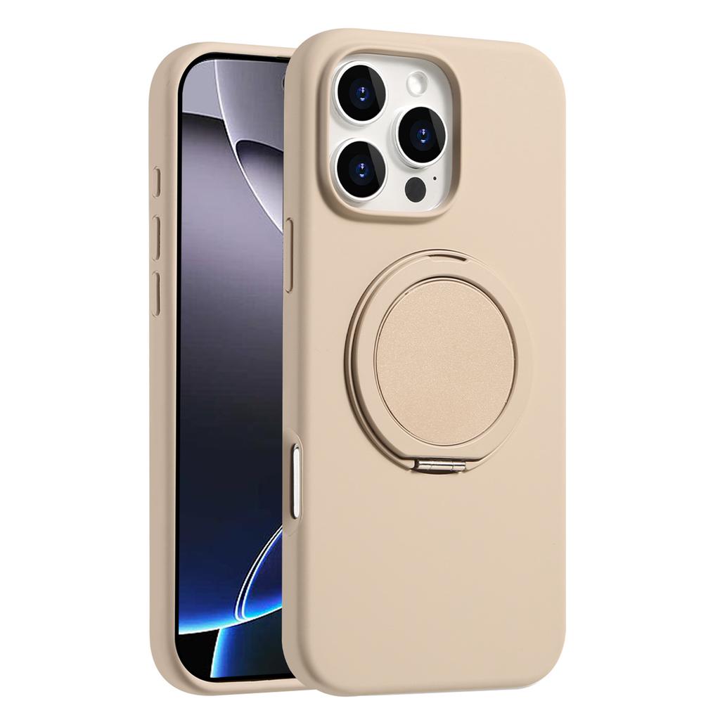 Bulk Purchasing For iPhone 16 Pro Max Magnetic Case Large Cutouts Kickstand Liquid Silicone Phone Cover