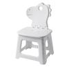 Good-Step Stool For Kids Dinosaur Foldable Step Stool With Back Support Seat Furniture Home Shoe Changing Chair