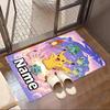 Custom Name Personalized Card Game Print Carpet, Versatile Home Decor Rug, for Playroom, Apartment, Balcony, Entryway, Hallway Gift