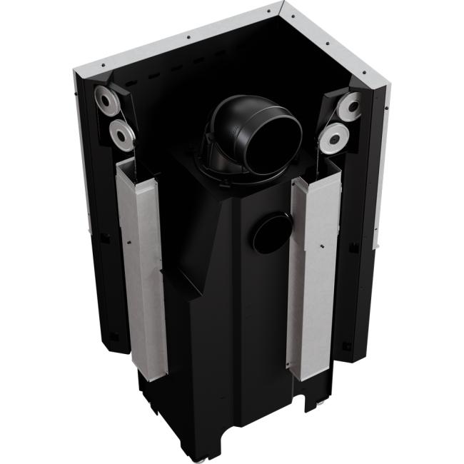 Smart steel fireplace KRATKI VNL 610/430 9 kW Ø 200 Lift-up MSK
