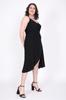 Women's Big Size Dress Wrap Dress