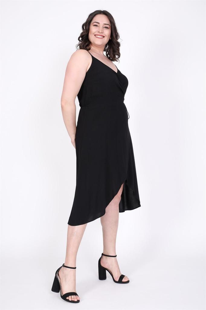 Women's Big Size Dress Wrap Dress