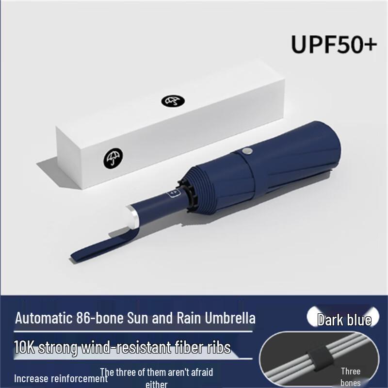 Automatic Folding Windproof Sun & Rain Umbrella