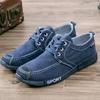 Spring Autumn Men's Canvas Shoes  Breathable Casual Sports Work Shoes Student Board Shoes