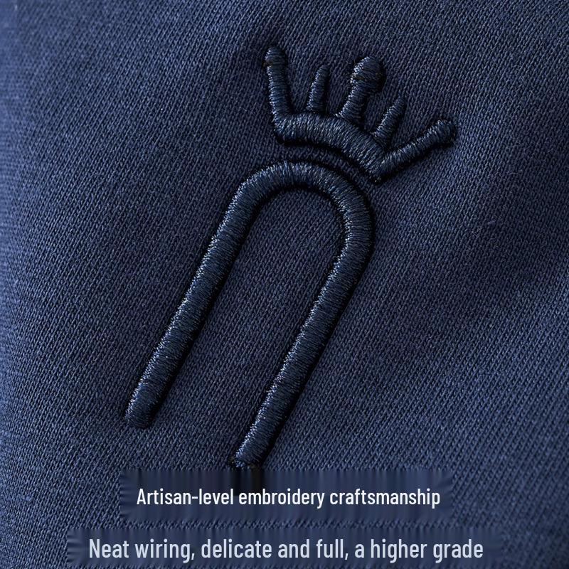 2025 Women's High-Waisted Fleece-Lined Sports Pants with Pockets and Zippers - Korean Style.