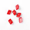 6Pcs/Set Gear Shift Switch Button Trim Red For BMW M3 F80 15-19 M4 F82 15-20 LHD