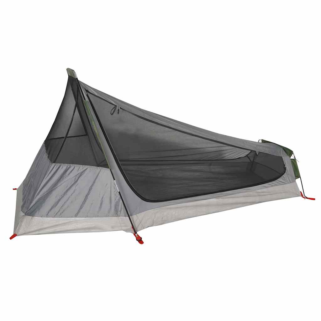 1 Person Tunnel Tent Green Waterproof