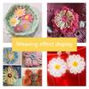1set mixed Random color flower knitted loom set, DIY crochet & weaving plastic knitter tools, can hand make beautiful flowers