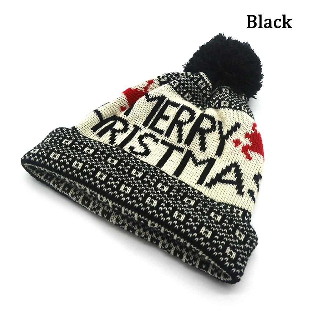Pompom Knitted Beanies Elk Ski Cap New Casual Cap Gift