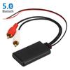 For Kenwood for Clarion Universal Car bluetooth Wireless Connection Adapter Stereo 2RCA AUX IN Music MIC
