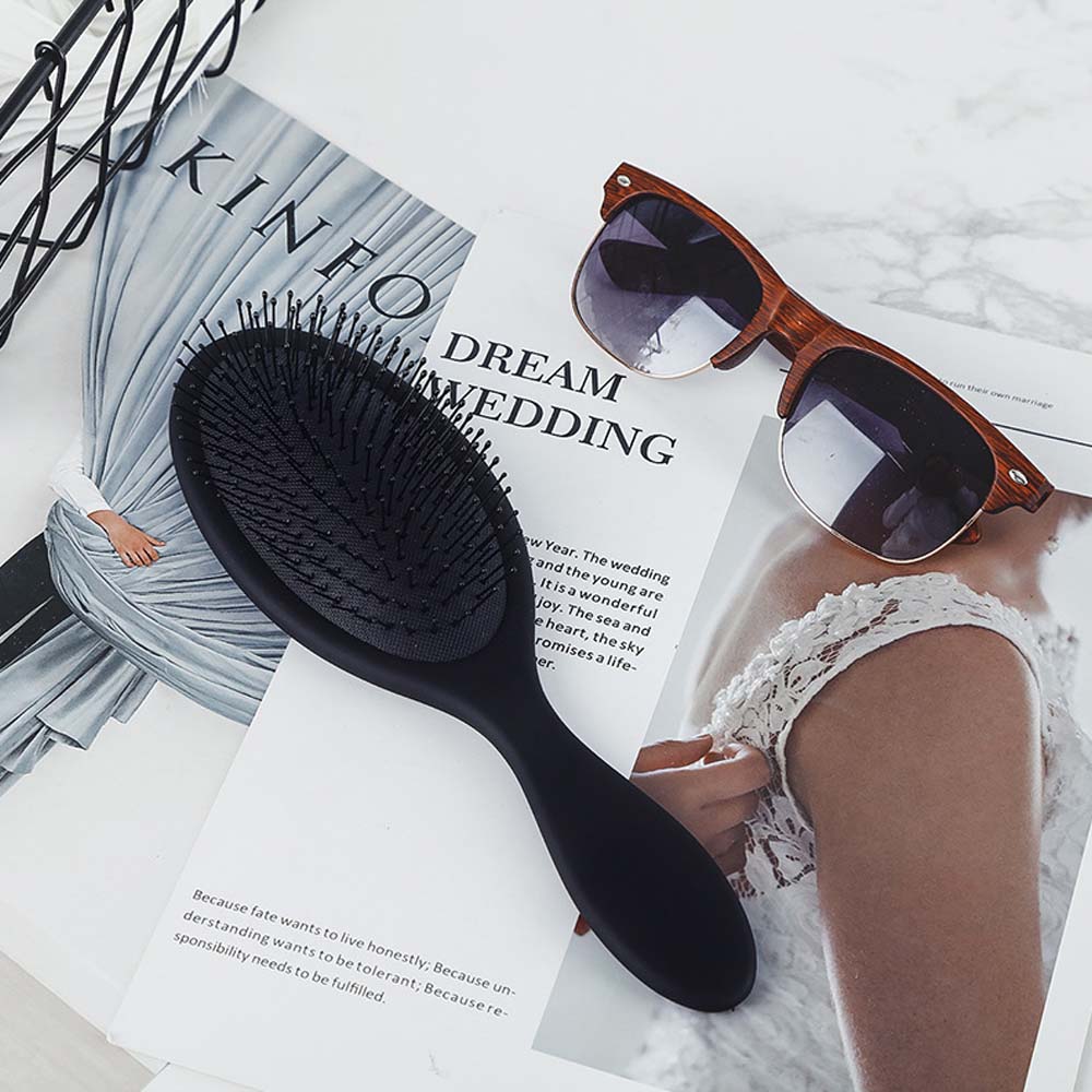 Luftkissen Massage Haarkamm Flauschiger Airbag Lockenkamm Nylon Seide Oval Damen Anti Knoten Haarkamm Haarpflegekamm