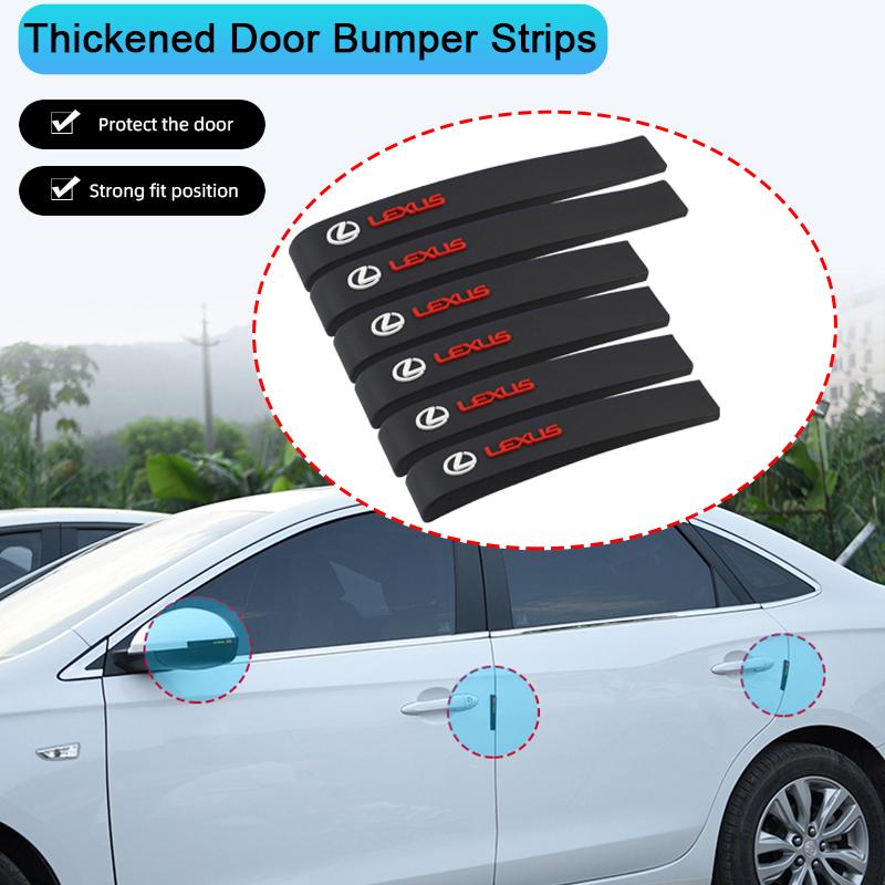 SFSE5 Car Door Anti Scratch Protection Strips Accessories For Lexus F SPORT GS GX IS LS LX CT LC RC LBX NX RX 350h 450h UX 300e GX460