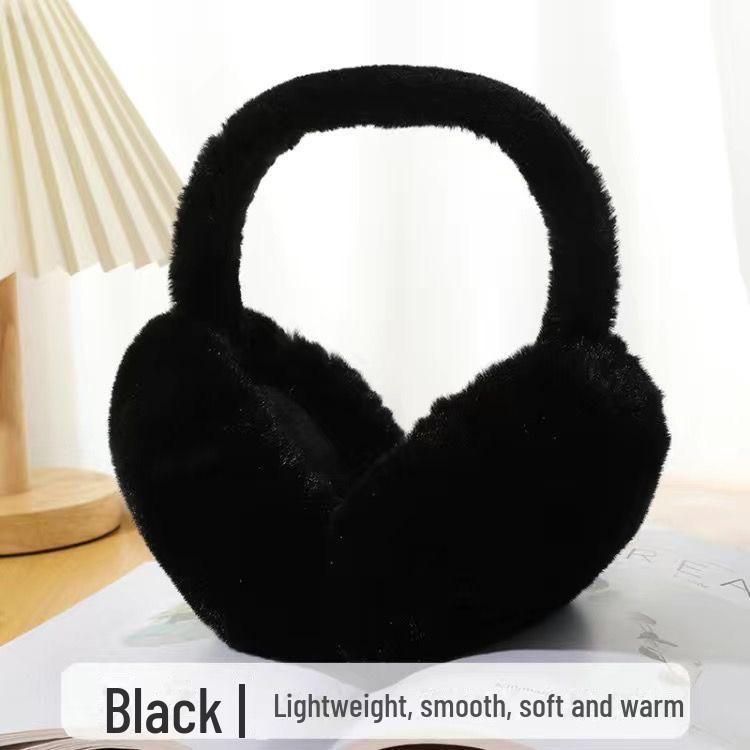 Cozy Folding Winter Earmuffs: Unisex Plush Warm Ear Protection Hat