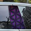 2Pcs Car Stickers B Pillar Center Column Covers DIY Scratch Resistant Decoration Sticker Waterproof