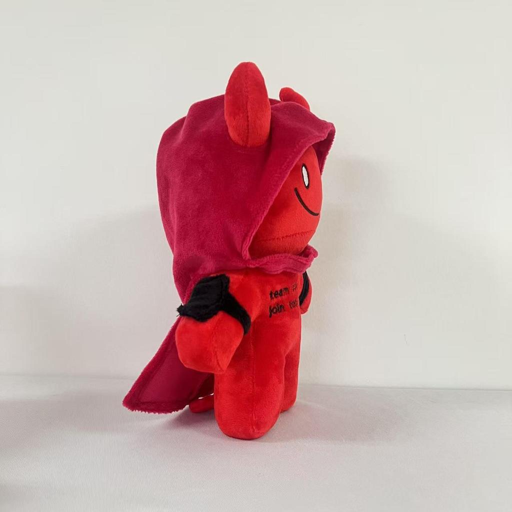 Forsaken Chance Plush Red Blcok Hambergur Robot Figure Plushies Anime Game Coolkidd Cartoon Doll Toys Gifts