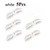 5Pcs Cable Organizer Wire Winder Traceless Plug Fixed Cord Management Tool for Home Office Desk Black White Durable Non-Slip