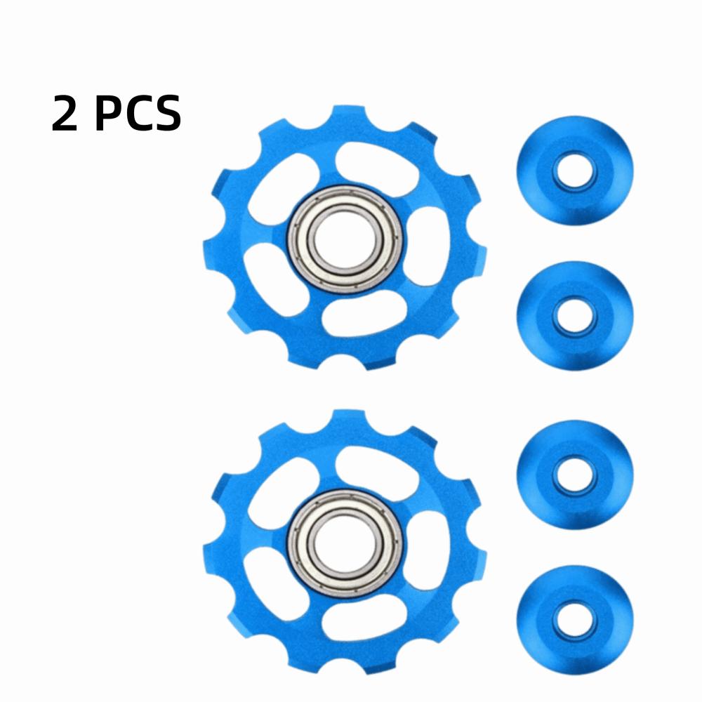 Sealed Bearing Bike Jockey Wheel Aluminum Zinc Zinc Alloy Bicycle Bearing for 2pcs Road Bike
