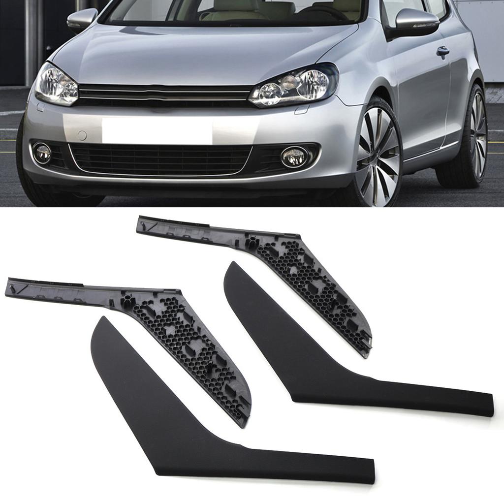 Interiér auta Dvere Ťahacia rukoväť Obloženie Kryt Čierny Vnútorné príslušenstvo Diely uzáverov pre VW Golf 6 MK6 2009 2010 2011 2012 2013
