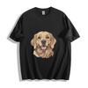 Golden Retriever Smile T-Shirt Mens Womens Tees Top - Cheerful Dog Design Unisex Tee