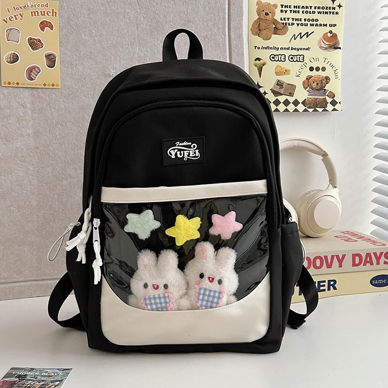 Stylish Large Capacity Nylon Backpack For Students Perfect For School And Outdoor Activities
