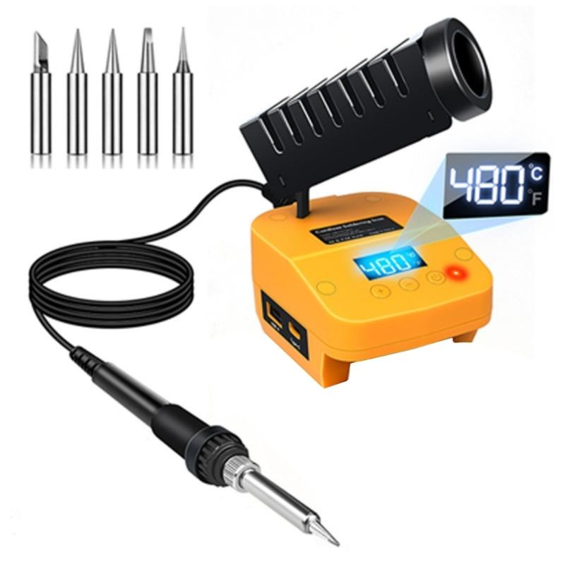 Professional Portable Cordless Soldering Tool Fast 8 Second Heat Up Memory Function Overcurrent Protective DIY Projects