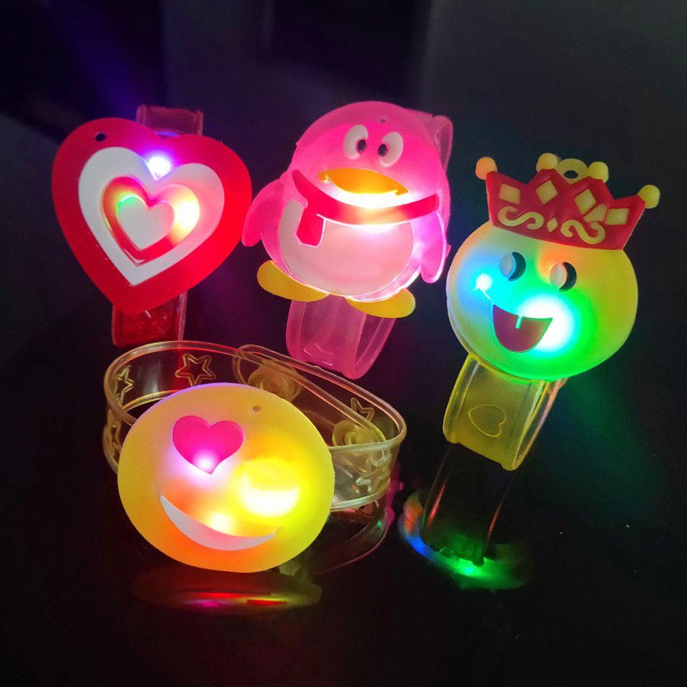Kids Strap Cartoon Figure LED Lights Watch Luminous Watch Child Electronic Strap LED Wrist Band