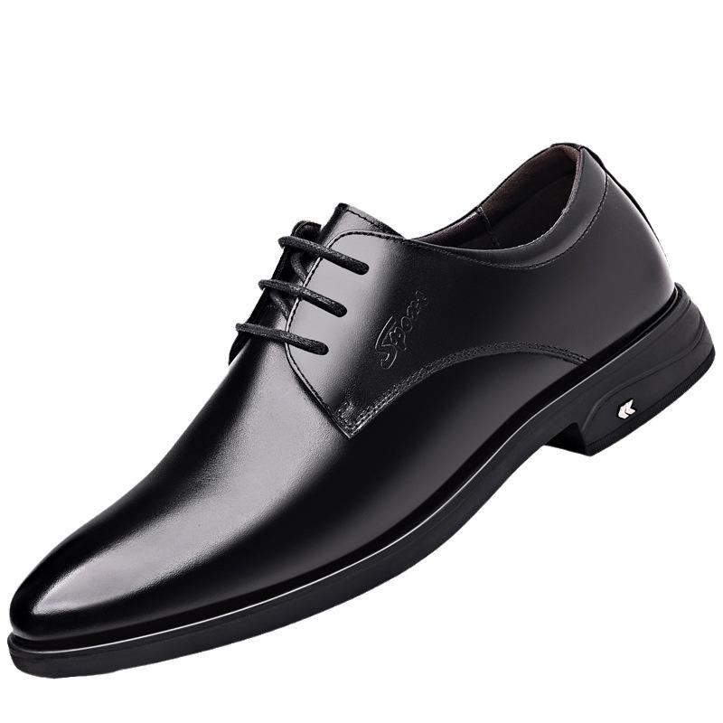 Leather Shoes Men'S Civil Servant Leather Breathable Straps Formal Wear Men'S Shoes Versatile Men'S Business Shoes Men'S