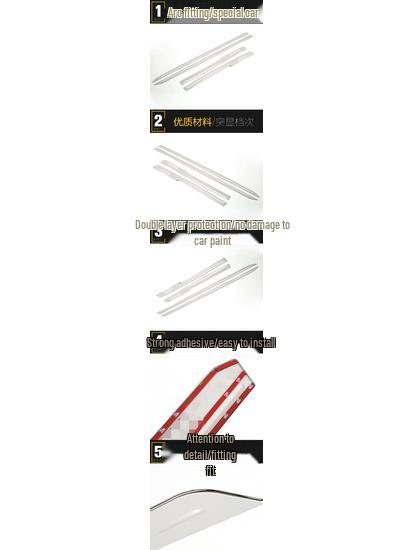 DX3 Door Edge Trim & Stainless Steel Bumper Panel Accents for Southeast