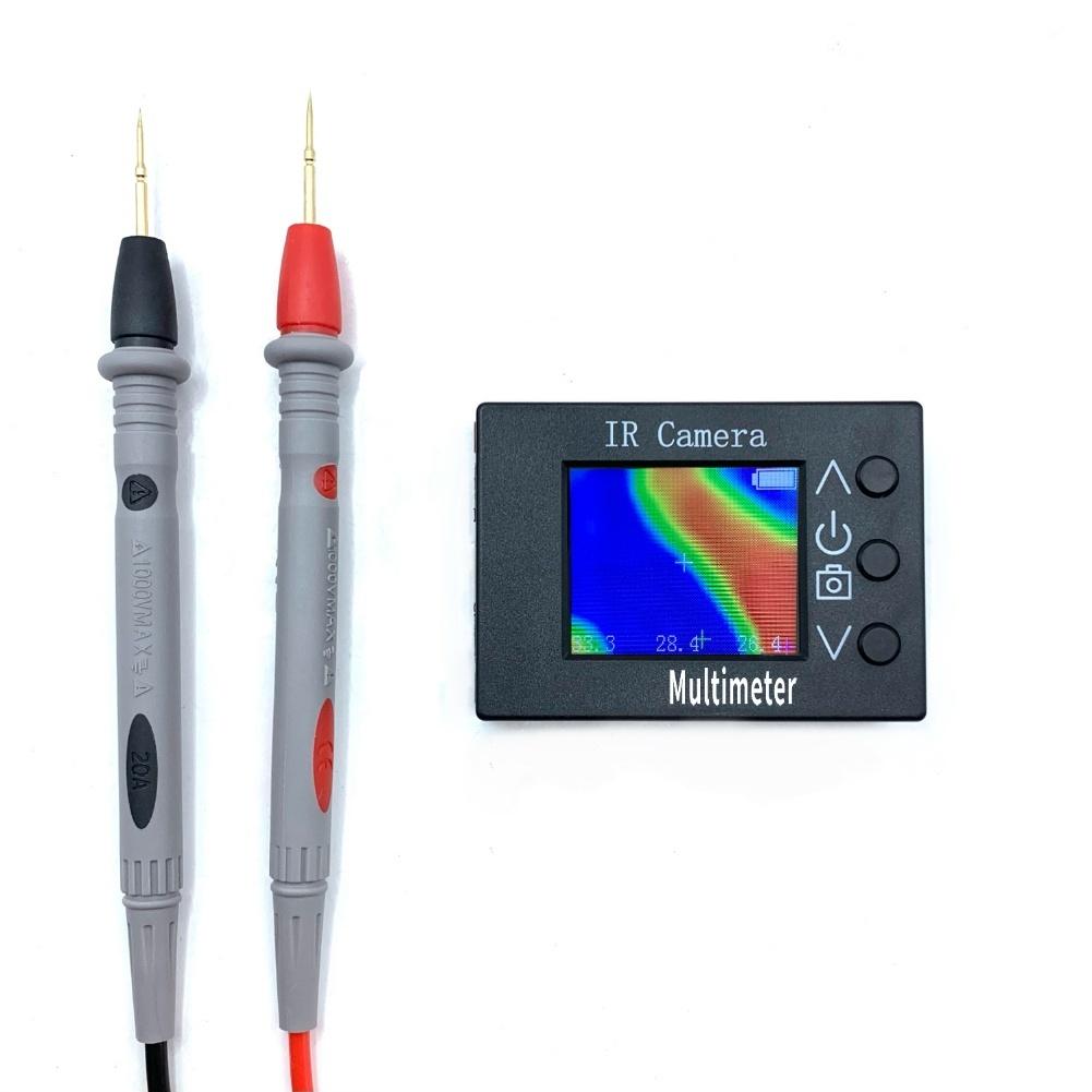 Portable 2in1 Thermal Imaging Multimeter with 32x24 For IR Resolution Digital Multimeter Functions and 8Hz Refresh Rate