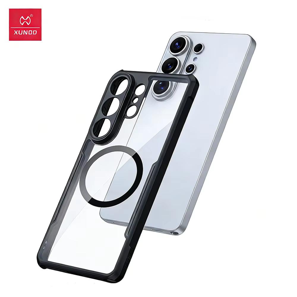 XUNDD Pro Samsung Galaxy S26 Ultra S26 Plus S26+ Pouzdro Nárazuvzdorné Ochranné Pouzdro Luxusní Zadní Kryt S Magnetickým Kroužkem