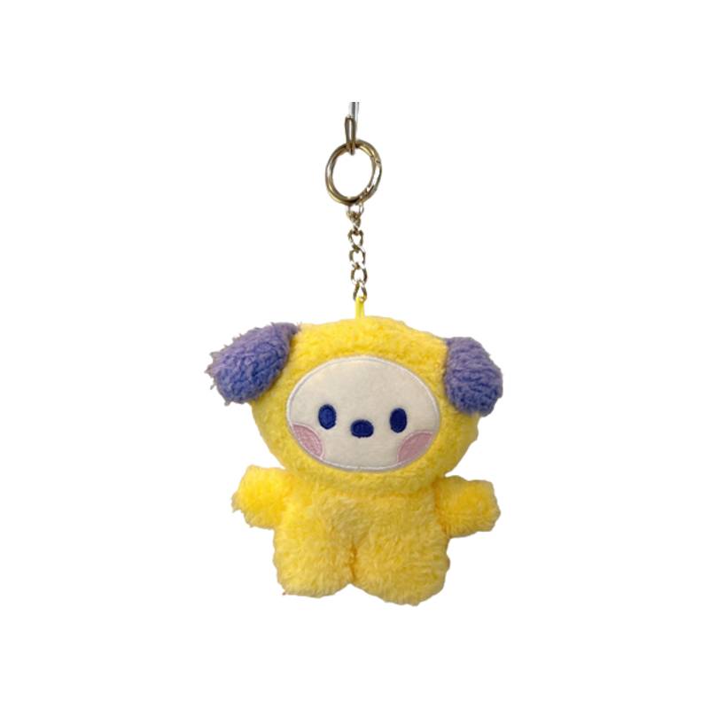 Mini Cartoon Bts Plush Doll Keychain Pendant Decoration Multiple Styles Kid Gift