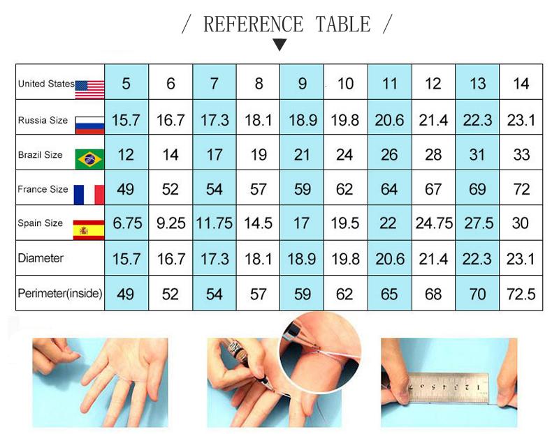 Anillo de Fase Lunar de Acero Inoxidable Luna Creciente Negra Anillo Wiccano Triple Diosa Para Mujeres Hombres 6mm Joyería