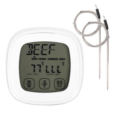 Termometro Digitale per Barbecue Touch Screen con Funzione Timer Accessorio da Cucina