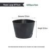Nutrient Seedling Tray: Disposable Black Plastic Cup for Gardening and Planting Flowers or Vegetables