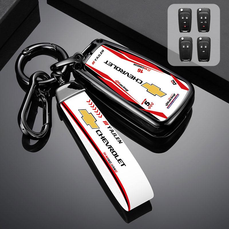 Zinc Alloy Car Key Case Cover For Chevrolet Cruze Aveo Trax Sail Malibu Captiva Prism Spark Trailblazer Blazer Camaro Traverse