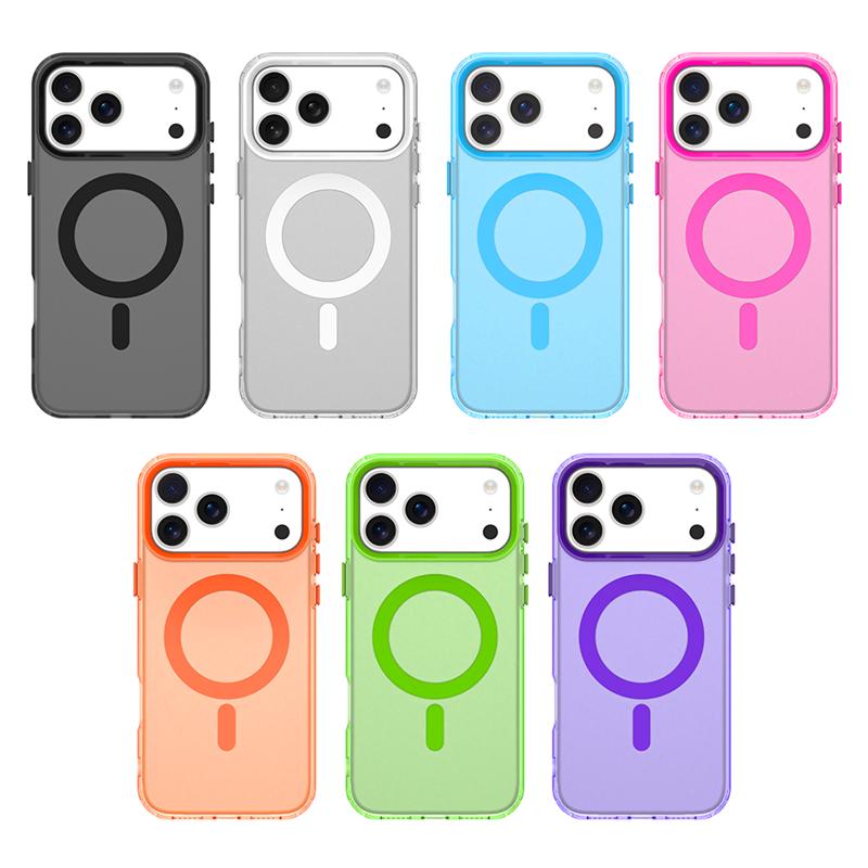 For iPhone 17 Pro Max Case iPhone 17 Pro Max Cover Magnetic Matte Bumper Protective Back Phone Cases For iPhone 17 Air Funda