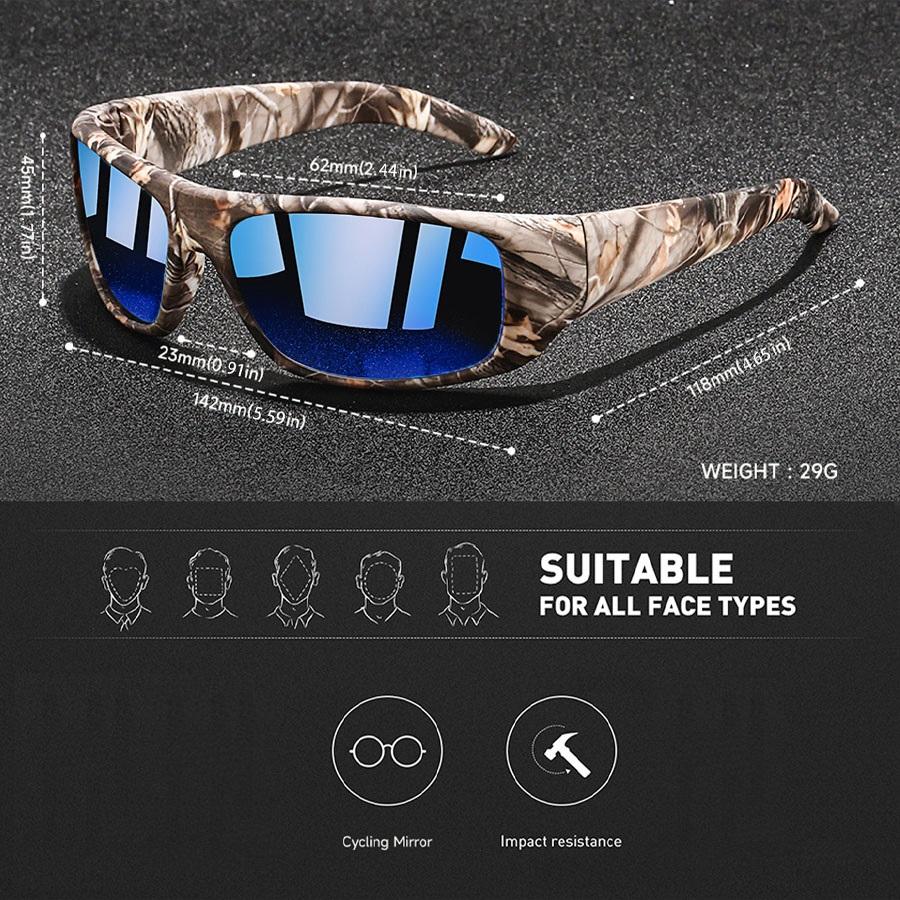 4Pieces Fashion Vintage Eyewear Fishing Cycling Sports Sunglasses Men Women Running Mountaineering Sport Man Sun Glasses 7